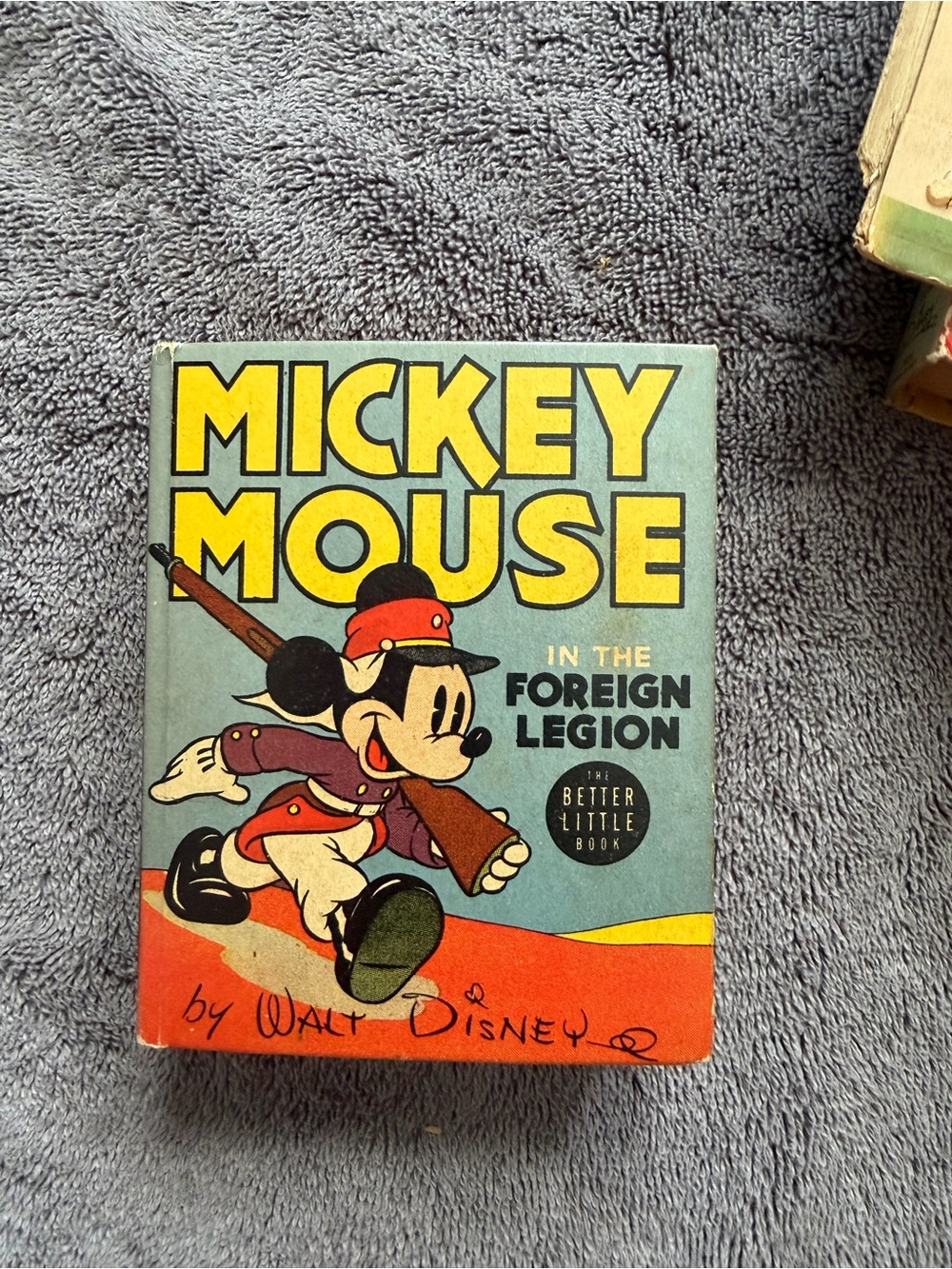 Mickey Mouse In the Foreign Legion - Vintage Book